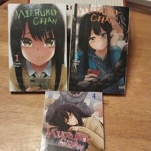 Mieruko-Chan Manga Set Volumes 1,3 & 4